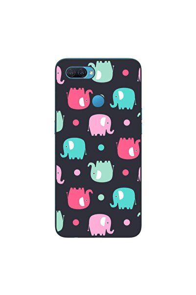 OEM Husa compatibila cu Oppo A12 Silicon Gel Tpu Model Pattern Elefant