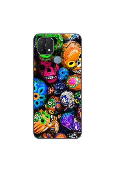 OEM Husa compatibila cu Oppo A15 si A15s Silicon Gel Tpu Model Halloween Cran...