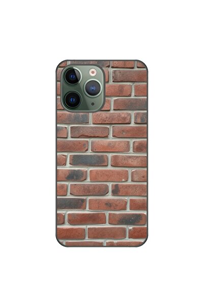 OEM Husa compatibila cu Apple iPhone 11 Pro Silicon Gel Tpu Model Brick Wall