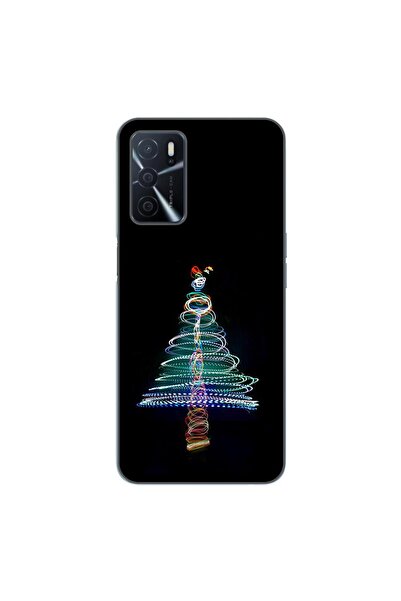 OEM Husa compatibila cu Oppo A16 Silicon Gel Tpu Model Craciun Brad Neon