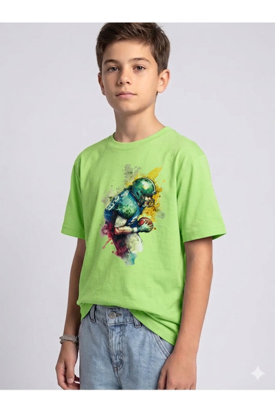 Edelweiss Boy's Front Printed T-Shirt
