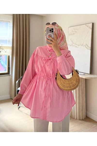 New She Pembe gömlek