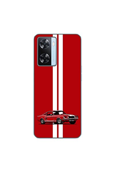 OEM Θήκη συμβατή με Oppo A57s Σιλικόνης Gel TPU Μοντέλο Κόκκινο Μάσταντ