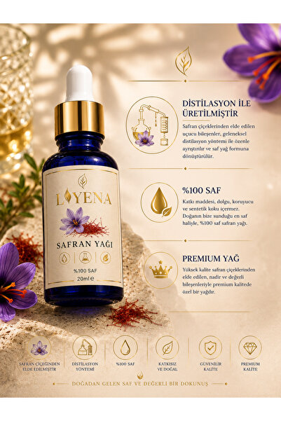 LYENA Safran Yağı 20ml (Uçucu)