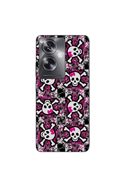 OEM Husa compatibila cu Oppo A79 5G Silicon Gel Tpu Model Pop Art Skeleton