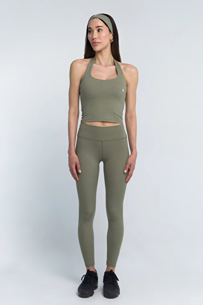 zynexonline BASE Boyundan Askılı Crop & Tayt Set