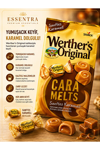 Essentra Home Werther’s Original Caramelts Sanftes Karamell Yumuşak Karamel Ş...