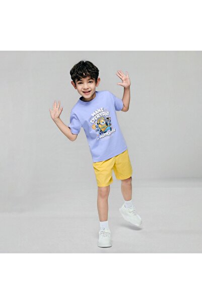 Giordano تي شيرت جونيور مينيونز بطباعة عادية