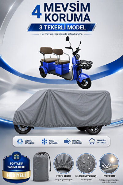 Motobros Motorcycle Tarpaulin King Motor Dolphin-L 3-Wheeled Electric Vehicle...