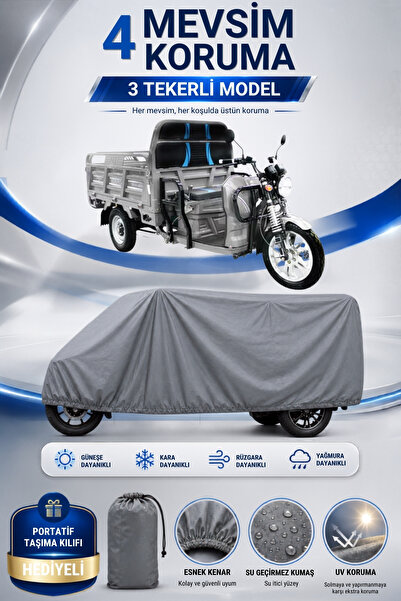 Motobros Motorcycle Tarpaulin Kral Motor Truva 800 3 Wheeled Electric Vehicle...