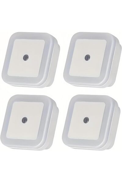 Arabest 4-Pack Automatic Night Light,LED,Dusk-to-Dawn Sensor,Soft Warm Glow,D...