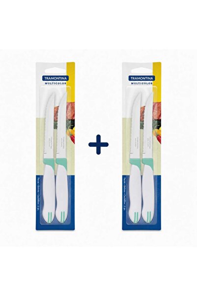 TRAMONTINA 4 pcs Knives Set, Multicolor