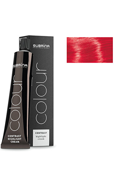 Subrina Professional Contrast Colour Red - Βαφή Μαλλιών για Ανταύγειες, Κόκκι...