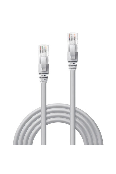 LİNDY Cablu patch Cat6 U/UTP gri 1.00m