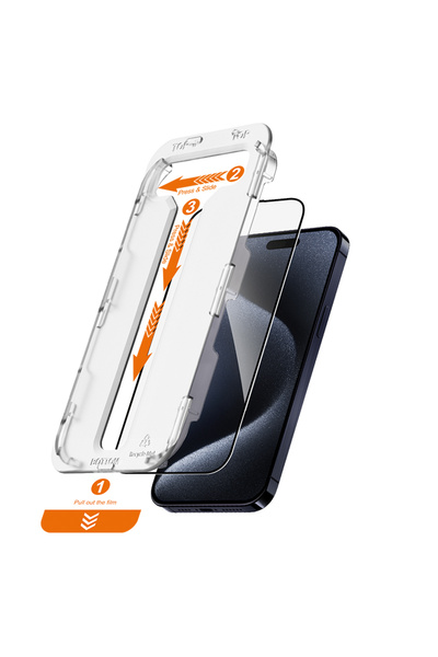 Crong EasyShield Pachet de 2 - Folii de protecție din sticlă securizată pentr...