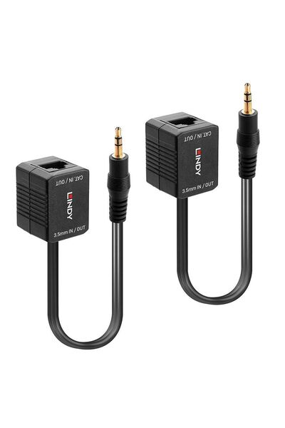 LİNDY Extensor audio, Pasiv Cat5/6, 500m