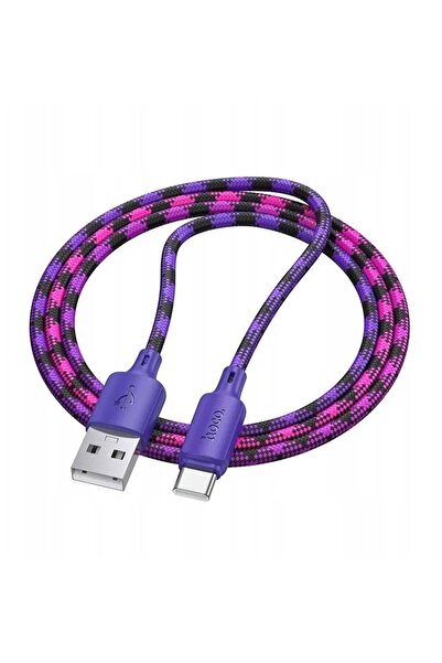 hoco. Cablu USB A la USB C Hoco 3A 1 m X116 gradient violet