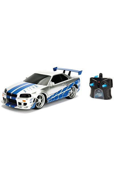 Evelise Mașinuță Jada Toys Fast and Furious Nissan Skyline GTR 1:24 cu teleco...