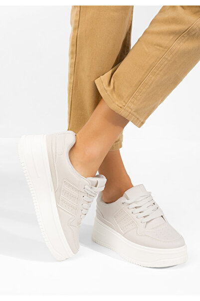B T Shoes Sneakers cu platformă Liorna bej