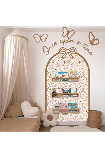 modabilyo Çocuk & Bebek Odası Duvar Sticker | Sticker Once Upon a Time Çerçev...