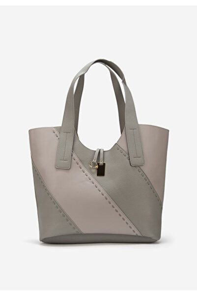 B T Shoes Ginevria grey handbag