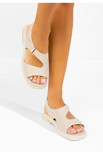 B T Shoes Sandale dama piele Isadoria bej