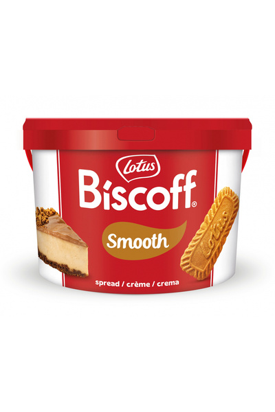 Lotus Cremă de biscuiți întregi. Biscoff Smooth, Lotus, 3 kg