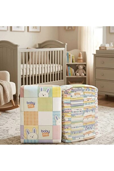 tinymaya Pofuduk Bebek Alt Değiştirme Örtüsü 60x60 Cm 5 Adet