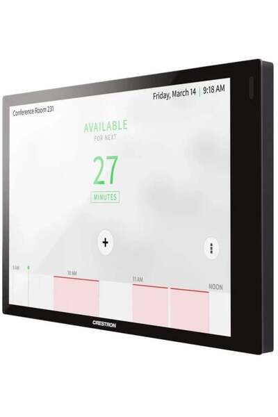 Crestron 7 inci Ecran tactil pentru programarea sălii de conferințe Zoom, Sof...