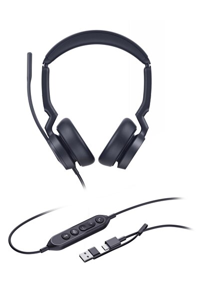 Yealink S≈Çuchawki Headset UH46 Dual Teams USB-C/A
