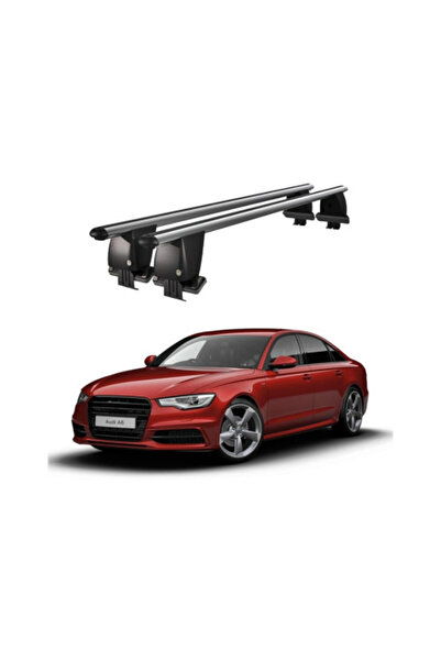 OEM Aluminum car trunk crossbars compatible with smooth roof Audi A6 4A C8 20...
