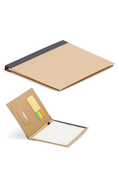 SEDEF SİLVER Recycled Kraft Meeting Notepad Colorful Adhesive Eco-Friendly Ec...