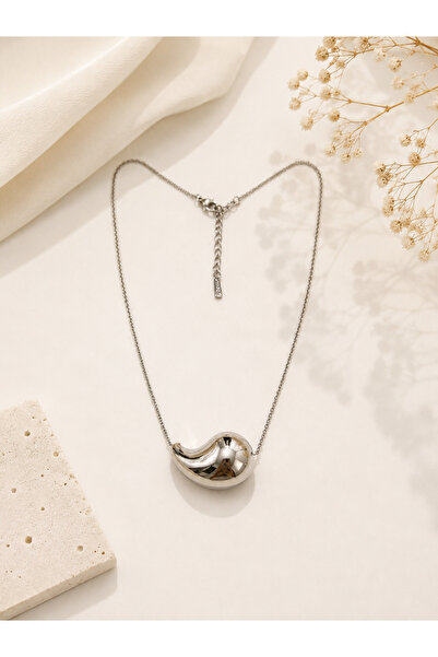 Archhazel Jewelery Steel Horizontal Bubble Necklace