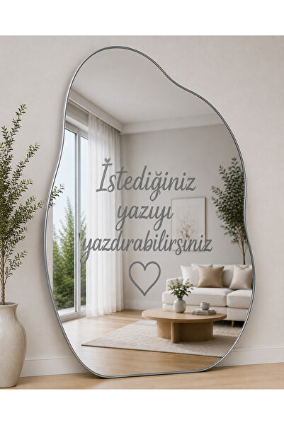 AlpiLeo Kişiye Özel Ayna Yazısı Sticker | İstenilen Yazı Yazılır | Cam Duvar ...
