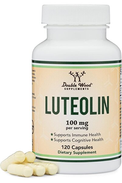 Double Wood Supplements Luteolin 100mg Servings (120 Capsules, Manufactured i...
