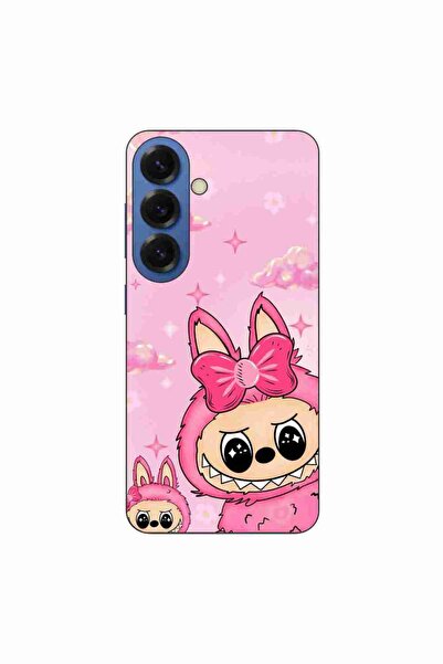 OEM Husa compatibila cu Samsung Galaxy S25 Silicon Gel Tpu Model Labubu Pink ...