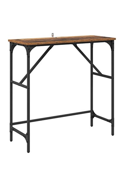 vidaxl Masă de consolă Lemn vechi 75 x 32 x 75 cm Lemn compozit