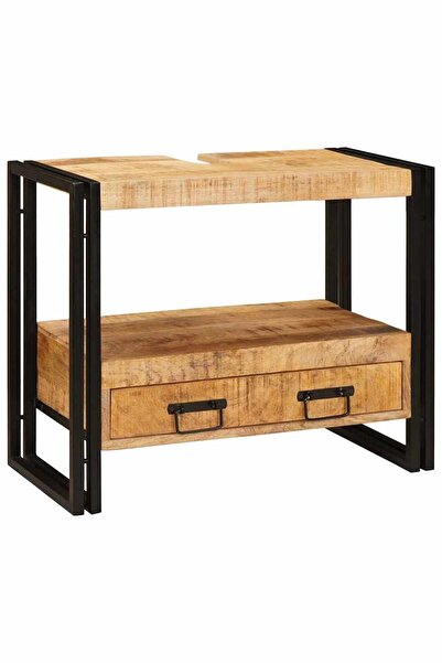 vidaxl Dulap pentru toaletă Maro 71 x 33 x 58 cm Lemn de mango solid