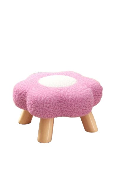 Other Flower-shaped children's chair - low wooden seat with a soft seat for p...