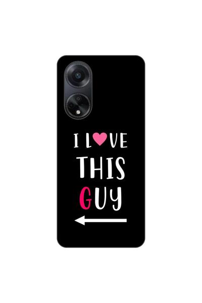 OEM Husa compatibila cu Oppo A98 5G Silicon Gel Tpu Model Cupluri I love This...