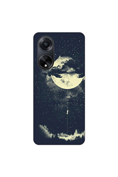 OEM Husa compatibila cu Oppo A98 5G Silicon Gel Tpu Model Moon Climbing