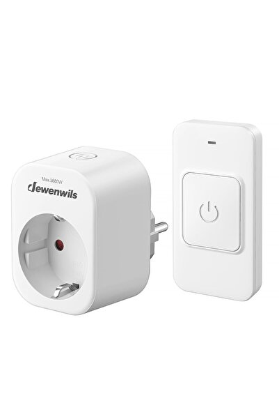 DEWENWILS Remote Control Socket 3680W with One Button Magnetic Switch, 30m Ra...