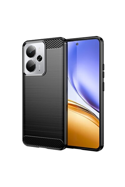 sscase Carbon Fiber Θήκη Σιλικόνης Black (Realme 14 5G / 14T 5G)