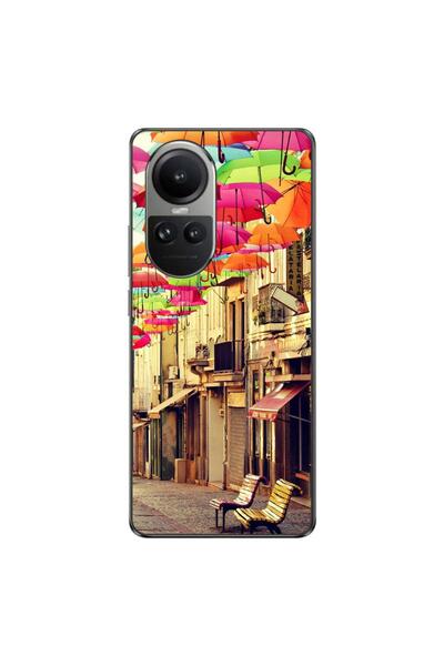 OEM Husa compatibila cu Oppo Reno10 5G Silicon Gel Tpu Model Strada Umbrele C...