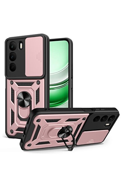 sscase Sliding Camera Σκληρή Θήκη με Δαχτυλίδι Rose Gold (Realme C71 4G)