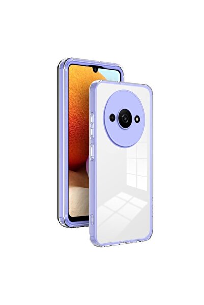 sscase Color Frame Διάφανη Θήκη Σιλικόνης Purple (Xiaomi Redmi A3)