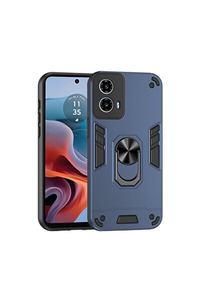 sscase Armour Series Σκληρή Θήκη με Δαχτυλίδι Blue (Motorola Moto G34 5G)