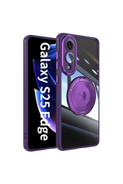 sscase Magsafe Ring Holder Σκληρή Θήκη Dark Purple (Samsung Galaxy S25 Edge 5G)