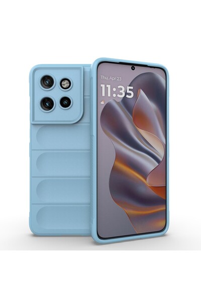 sscase Magic Shield Θήκη Σιλικόνης Baby Blue (Motorola Edge 50 Neo/Edge 60 Neo)