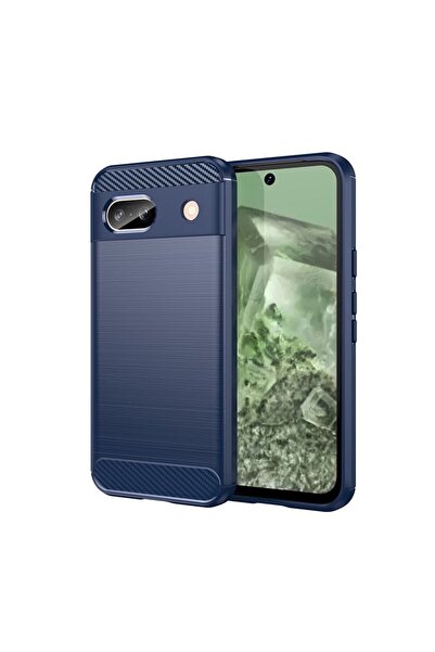sscase Brushed Carbon Θήκη Σιλικόνης Blue (Google Pixel 8a 5G)